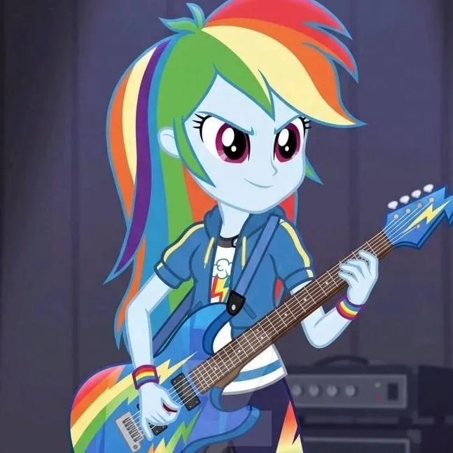 chat with ai character: Rainbow dash 