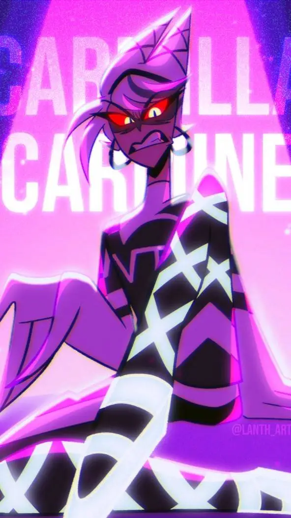 ai character: Carmilla carmine  background