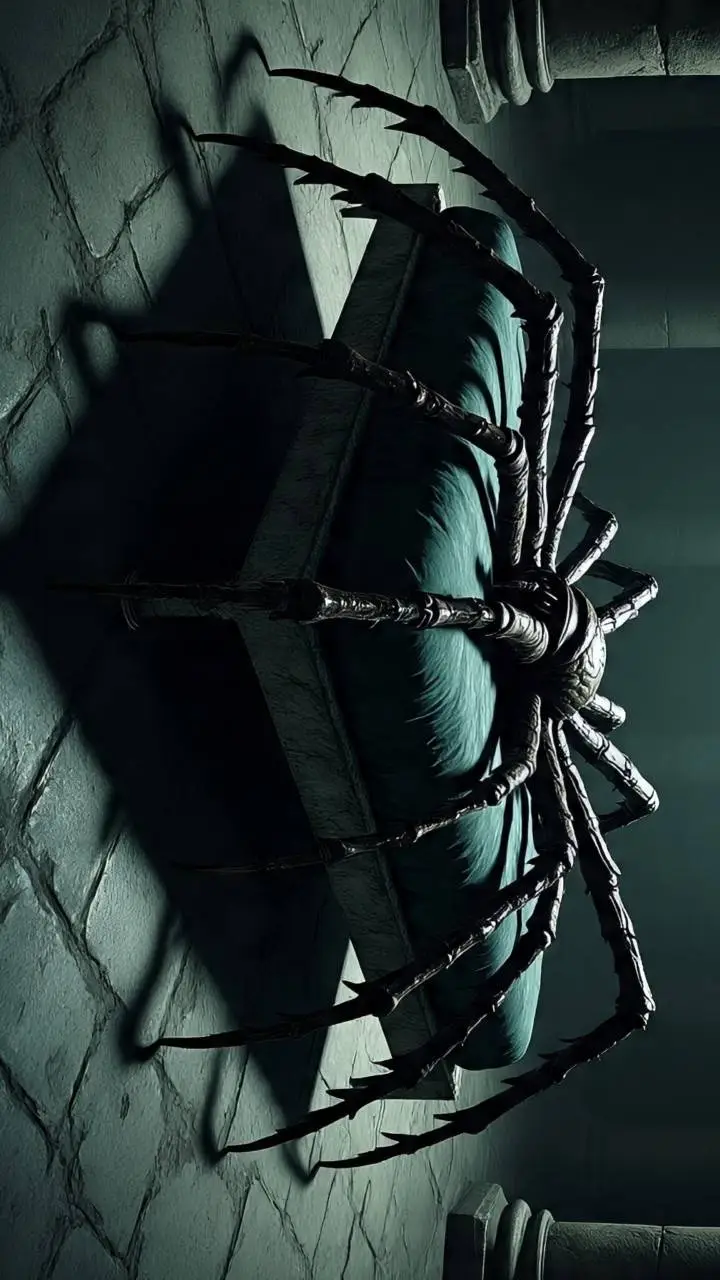 ai character: 🛏CAMA-ARANHA🕷 background