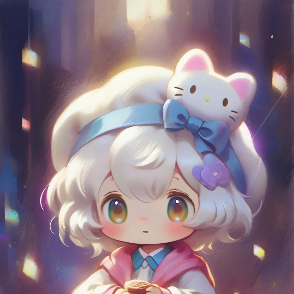 chat with ai character: hello kitty girl