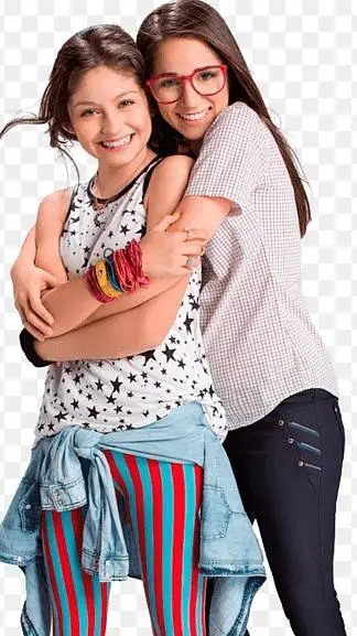 ai character: Luna & Nina BFF background