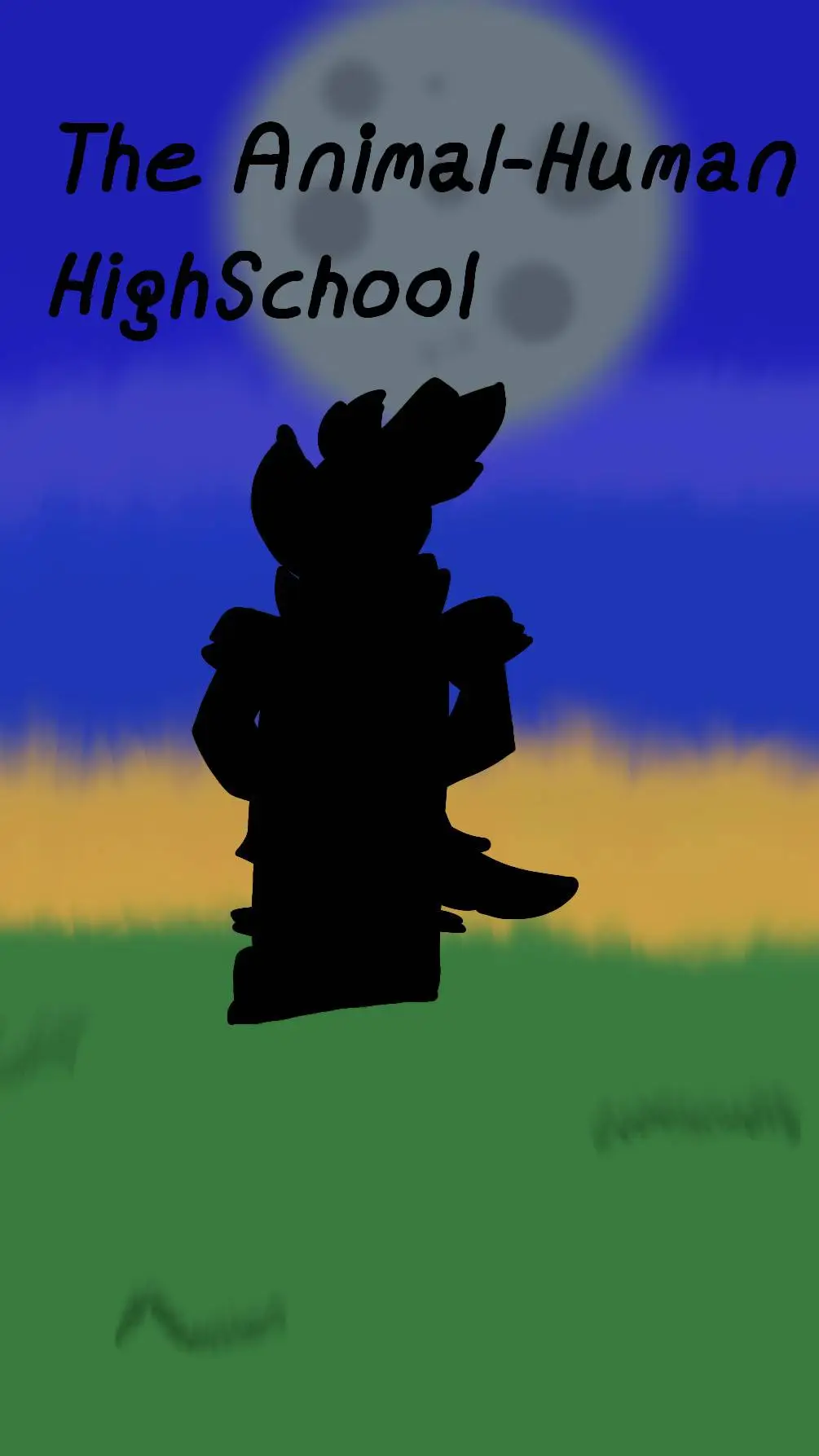 ai character: AniHum HighSchool background