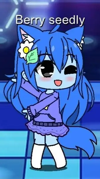 ai character: Berry(my oc)  background