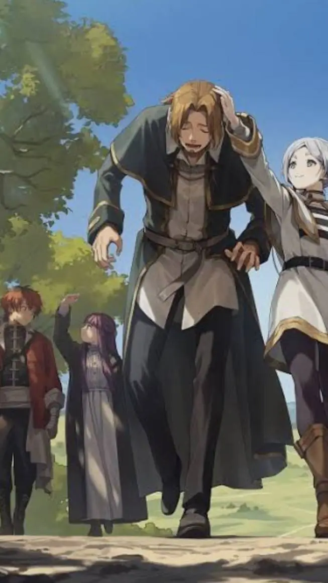 ai character: Frieren  background