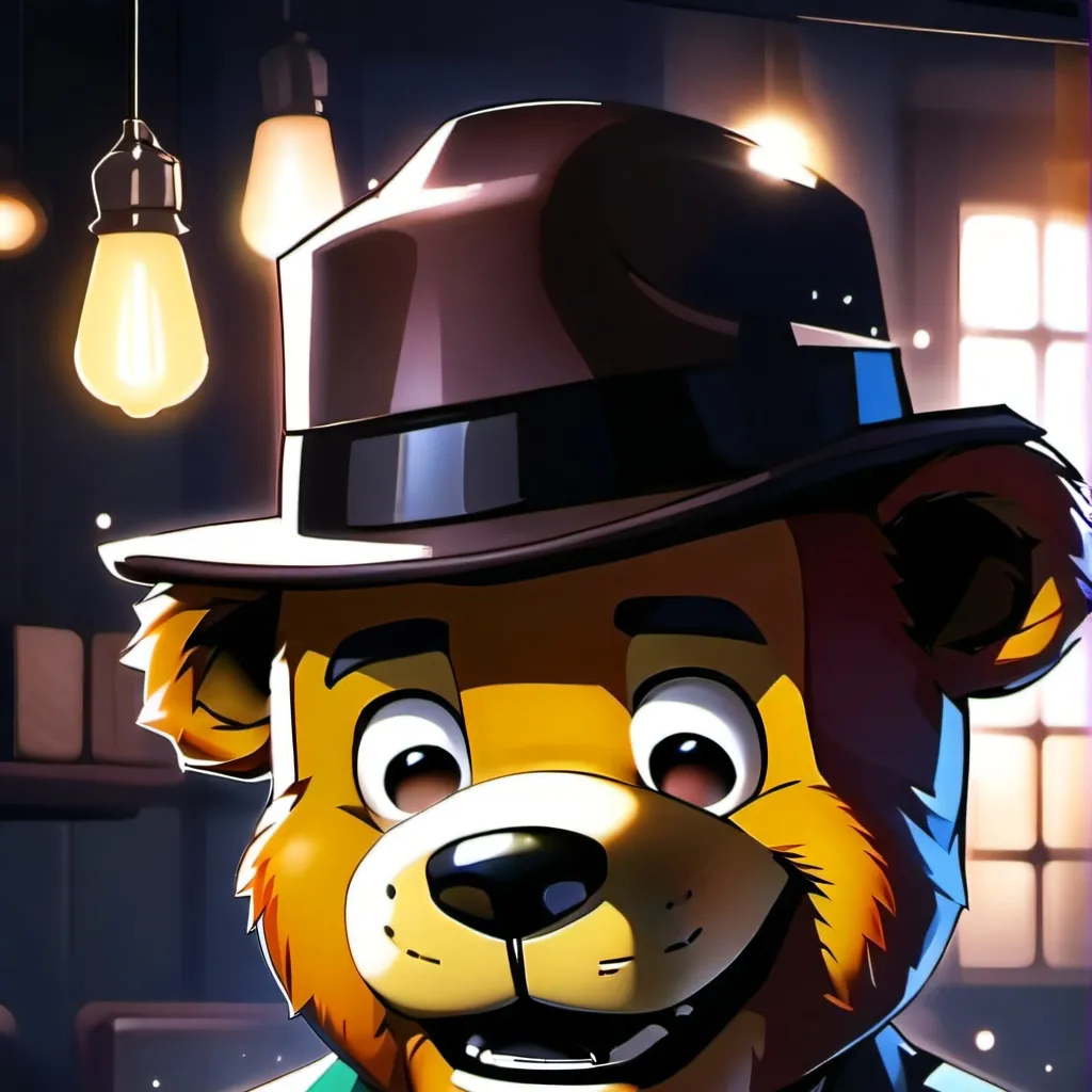 chat with ai character: freddy eats pizza