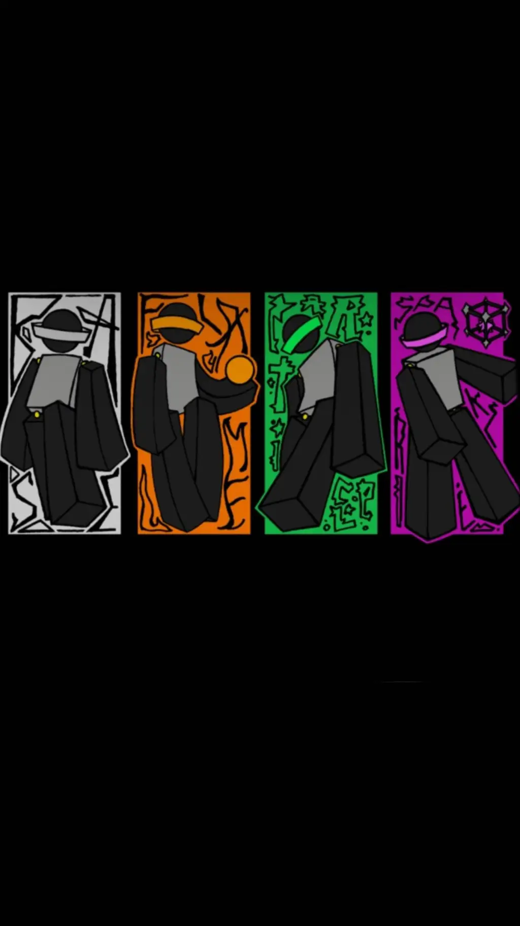 ai character: Template background