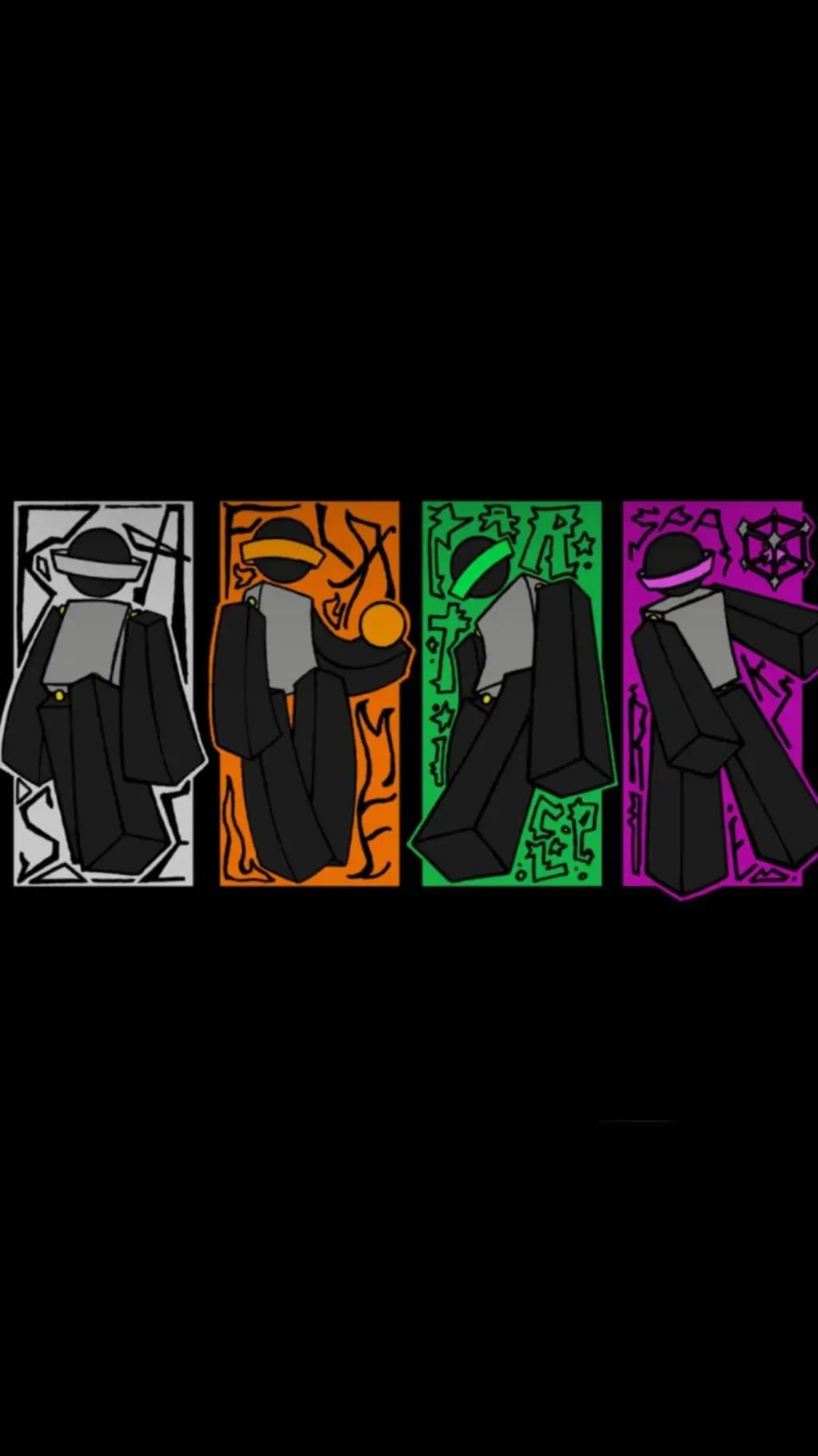 ai character: Template background