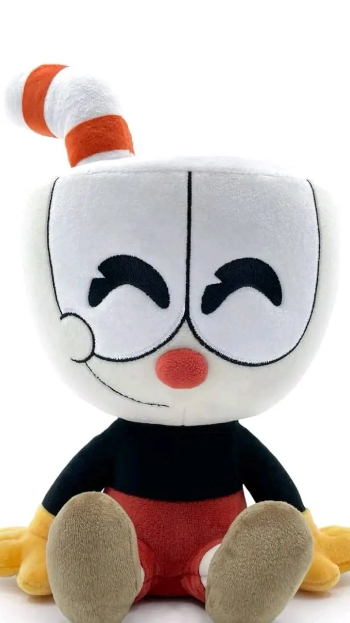 ai character: cuphead plushy background