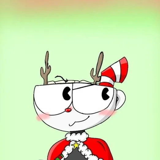chat with ai character: cuphead Christmas 