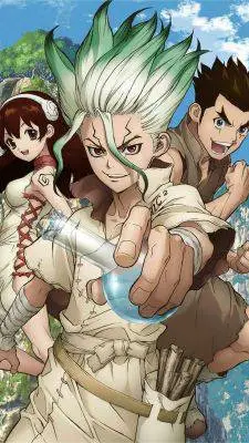 ai character: doctor stone  background