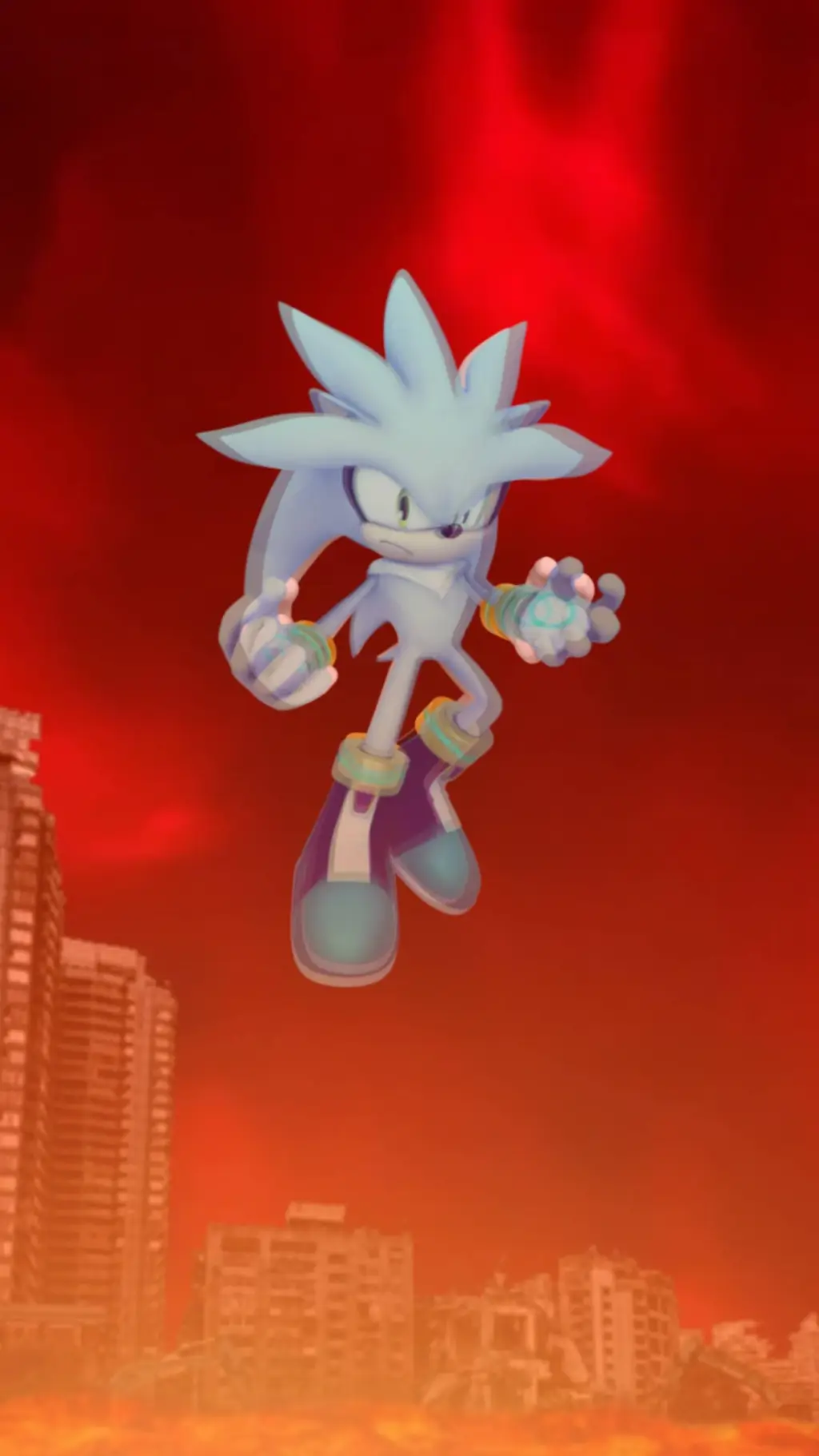 ai character: Silver T. Hedgehog background