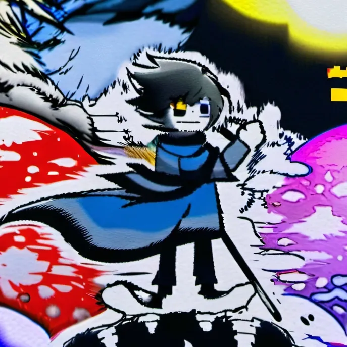 chat with ai character: underverse sans 