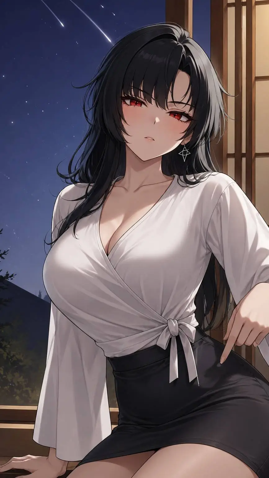 ai character: hanako  background