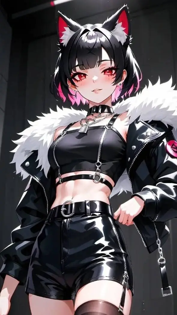 ai character: sakura background