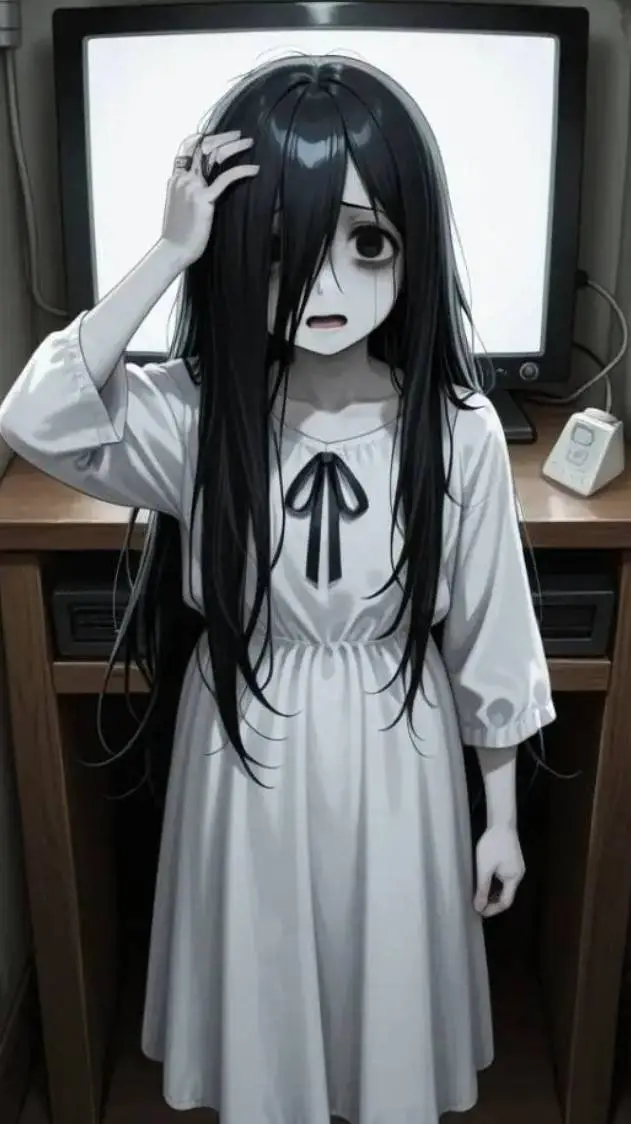 ai character: sadako yamamura background