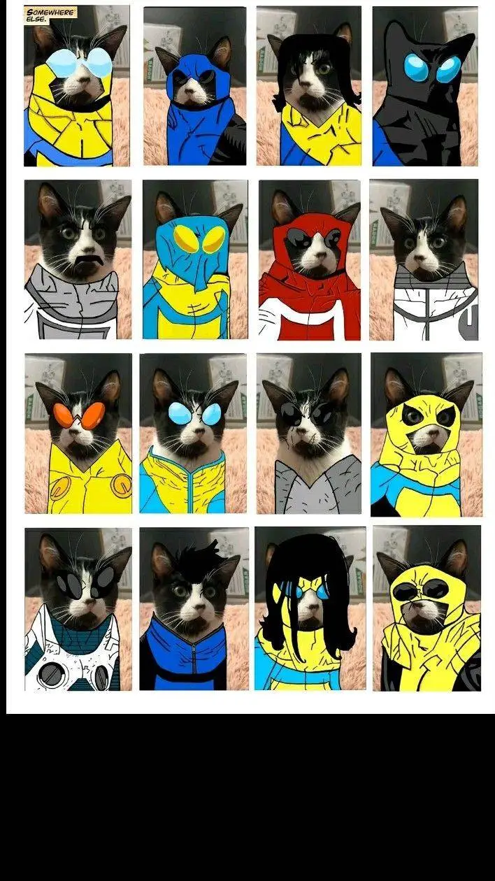 ai character: inservibles gatos background