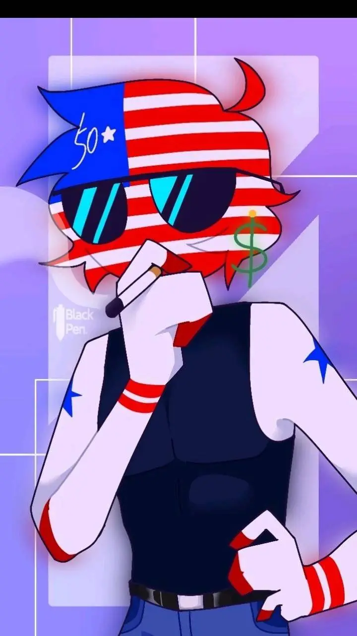 ai character: ♦★ U.S.A ★♦ background