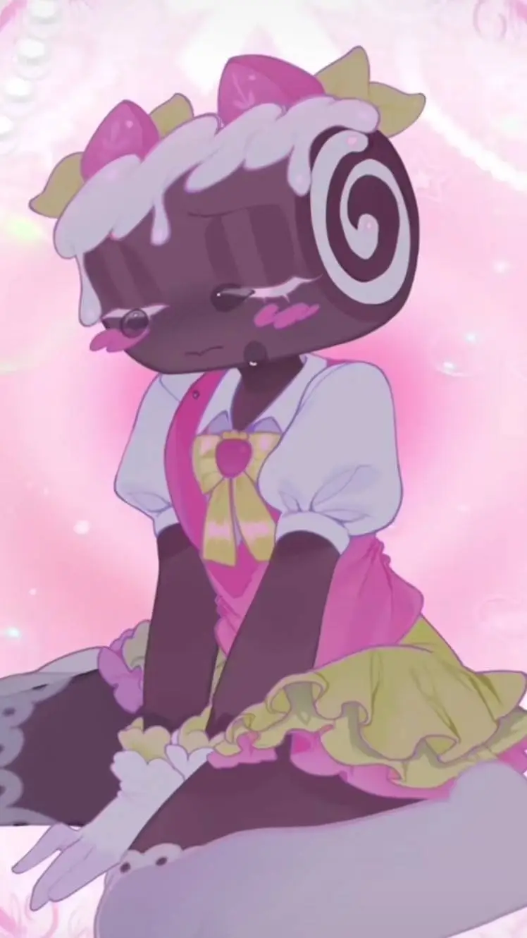 ai character: Cosmo mujer👁️👄👁️🌸 background