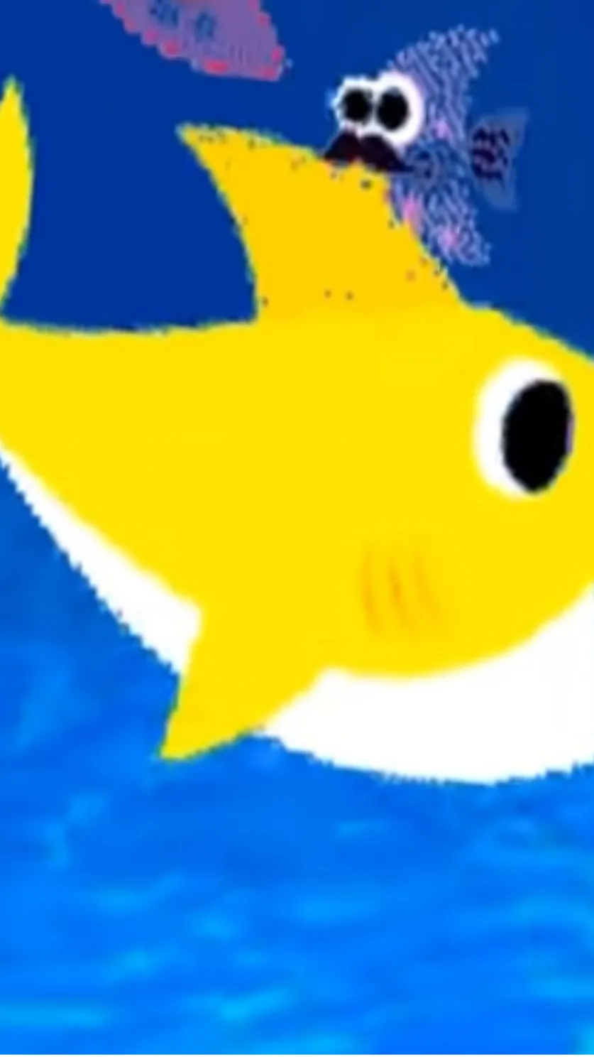 ai character: Baby shark background