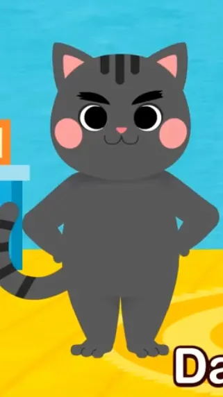 ai character: Daddy cat background