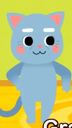 ai character: Grandpa cat background