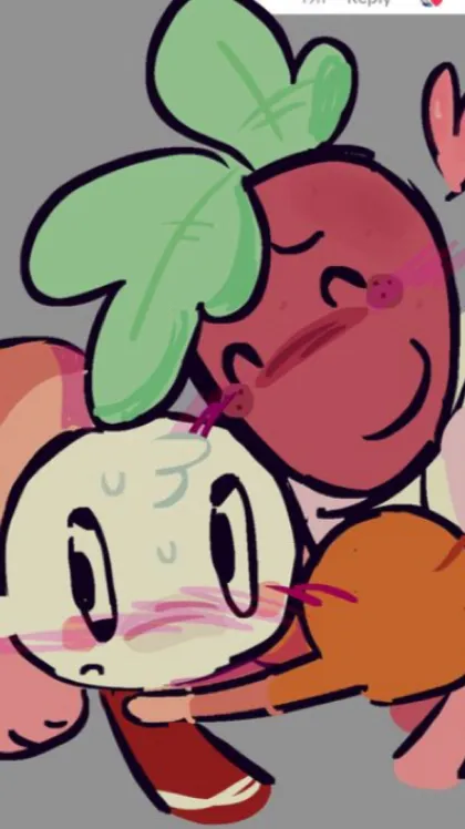 ai character: Shrimpo fruitpunch background
