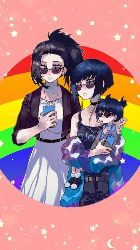 ai character: momo×jiro background