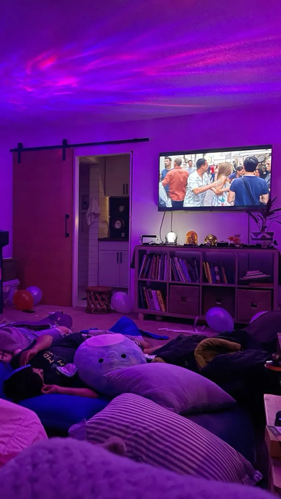 ai character: Sleepover background