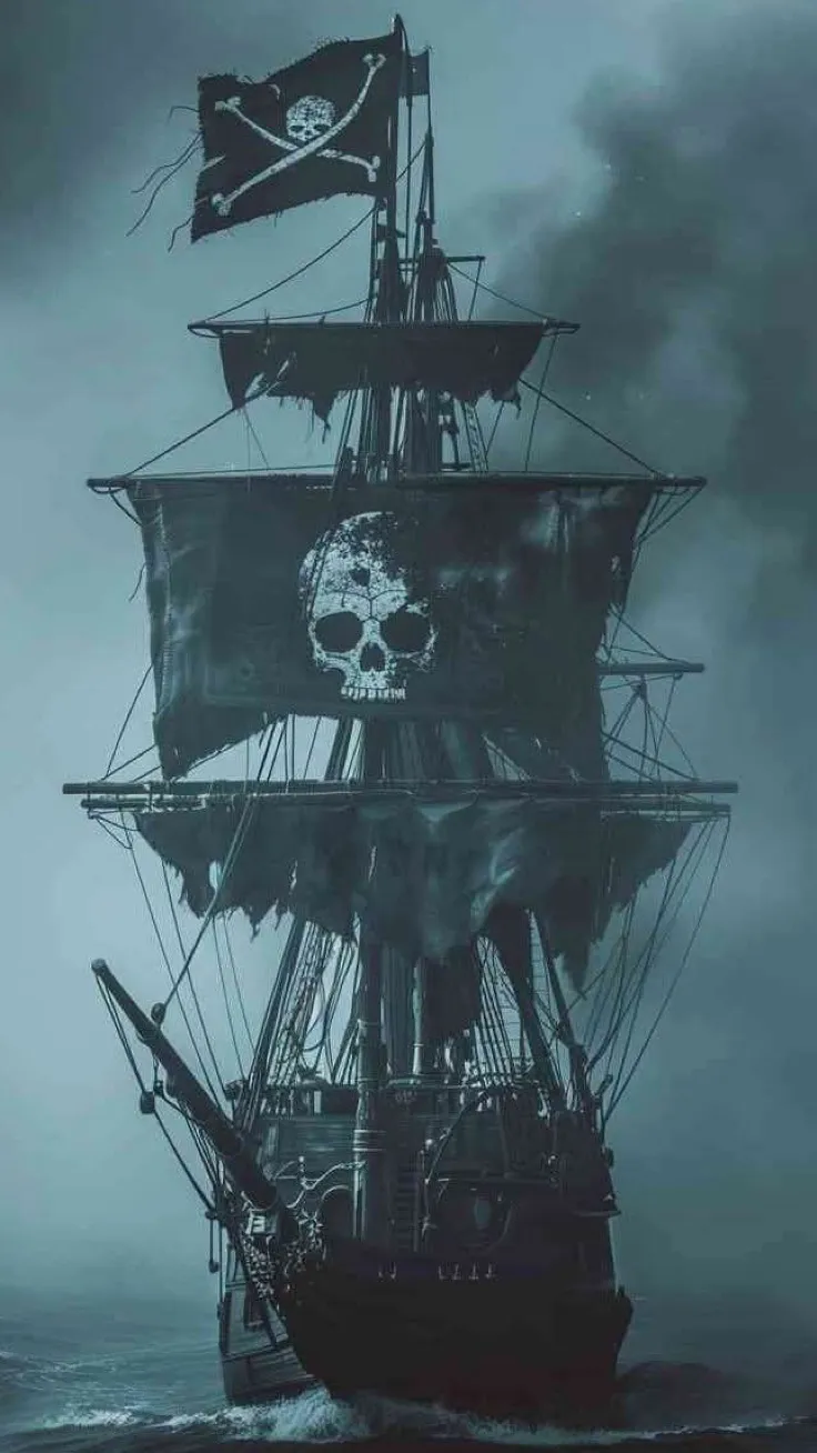 ai character: Pirate Ship background