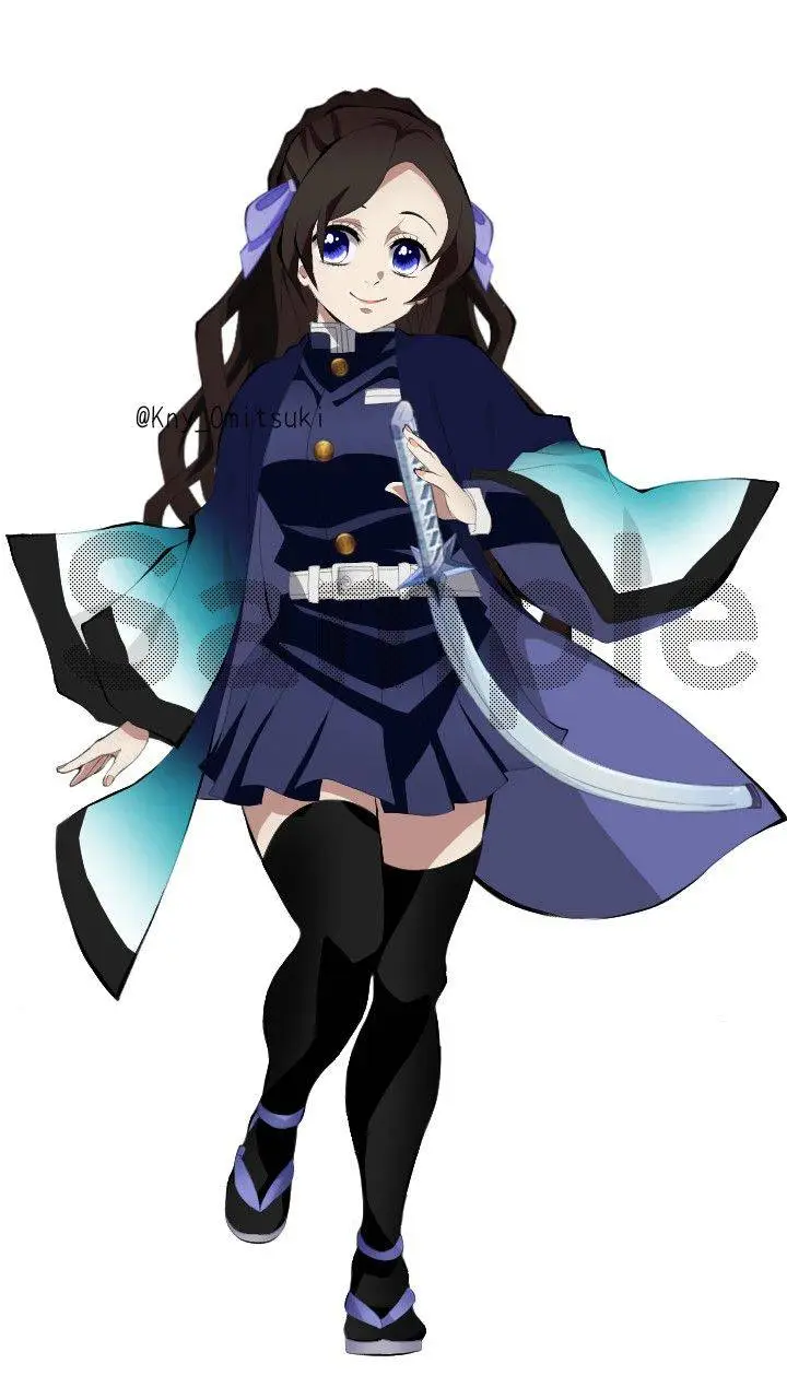 ai character: nueva pilar kny background