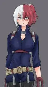 ai character: todoroki mujer background