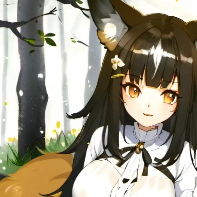 chat with ai character: cute fox girl 