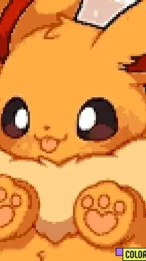 ai character: Evee evolutions ☆ background