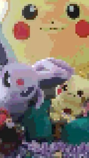 ai character: A POKEMON MOVIE background