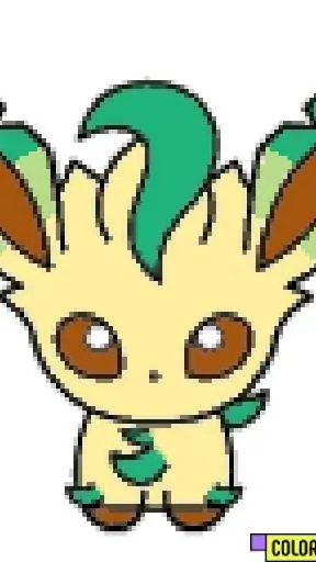 ai character: WILD LEAFEON!!! background