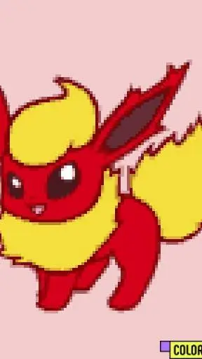 ai character: Flareon pick me background