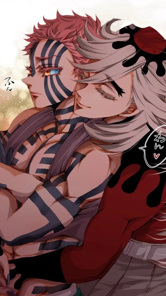ai character: Douma x Akaza background