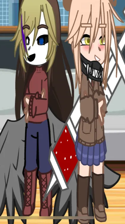 ai character: MHA X FNAF background