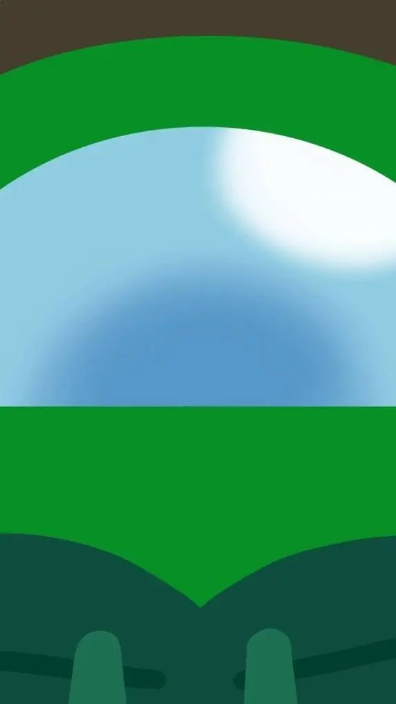 ai character: verde background