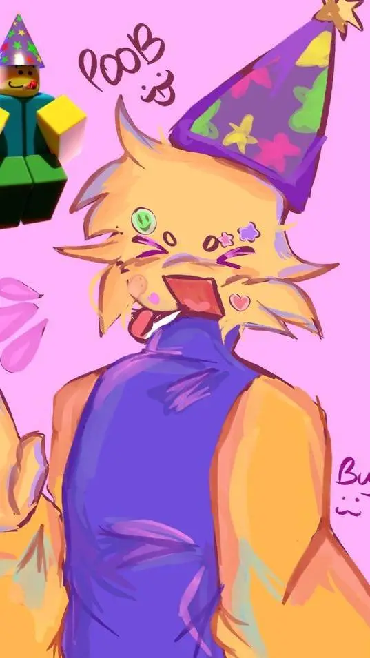 ai character: poob (partynoob( background