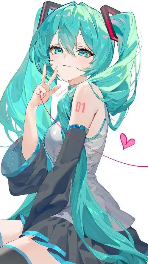 ai character: hatsune miku background