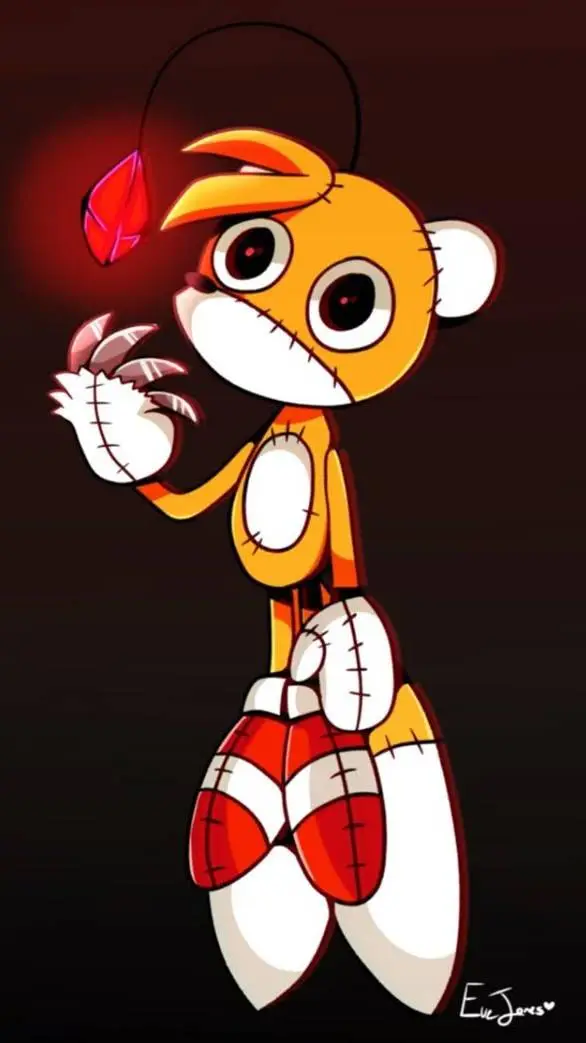 ai character: tails doll🩰 background