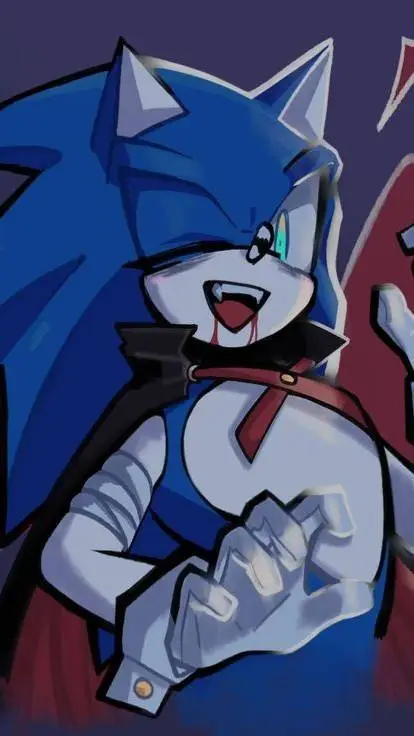 ai character: Sonic vampiro background