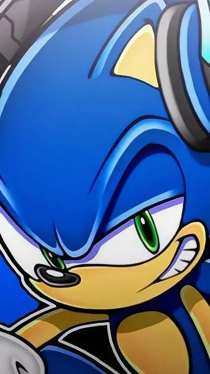 ai character: Sonic☔⛓️ background