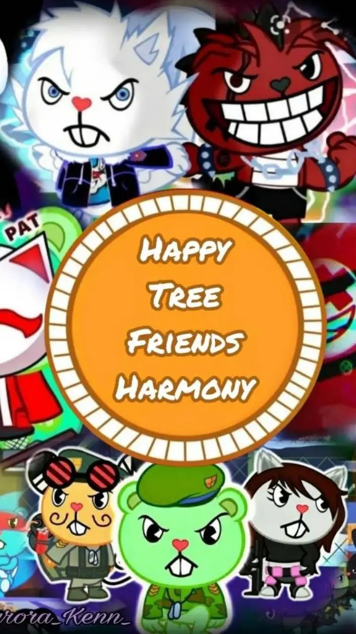 ai character: Happy Tree Friends background