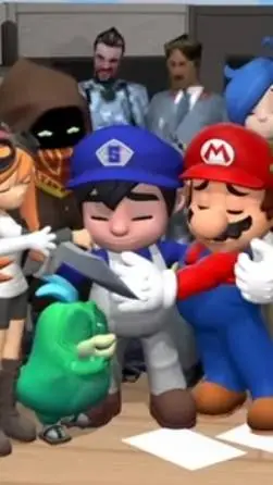 ai character: SMG4 background