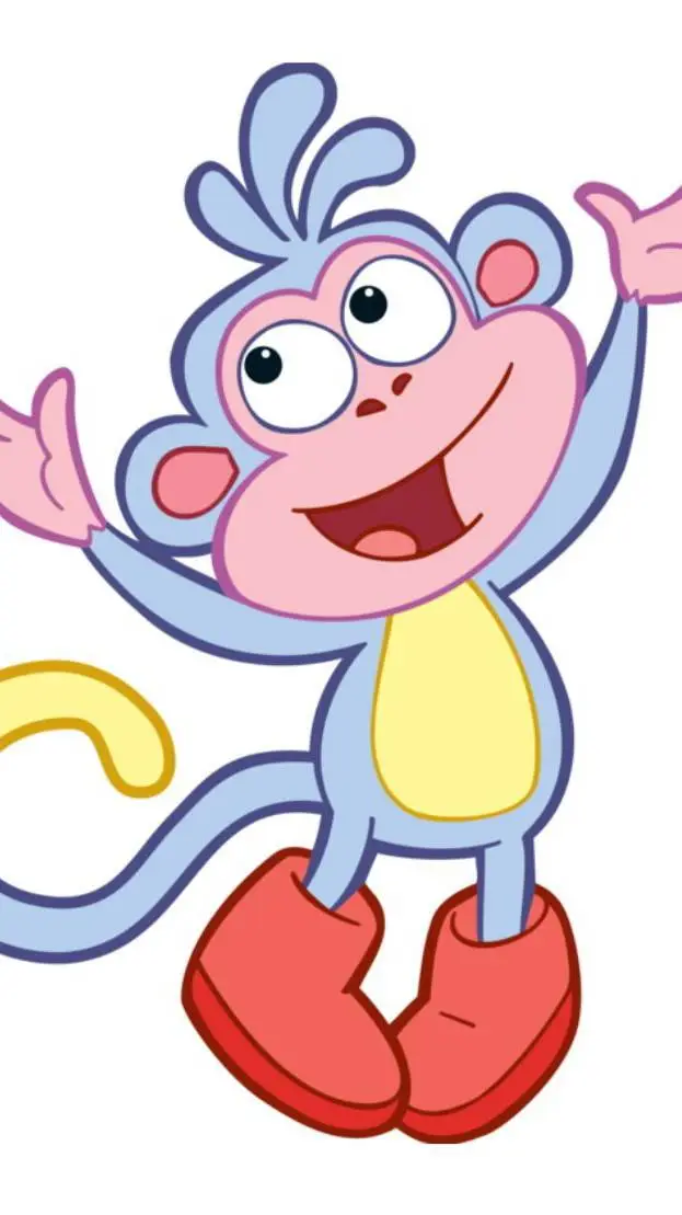 ai character: Boots The Monkey background