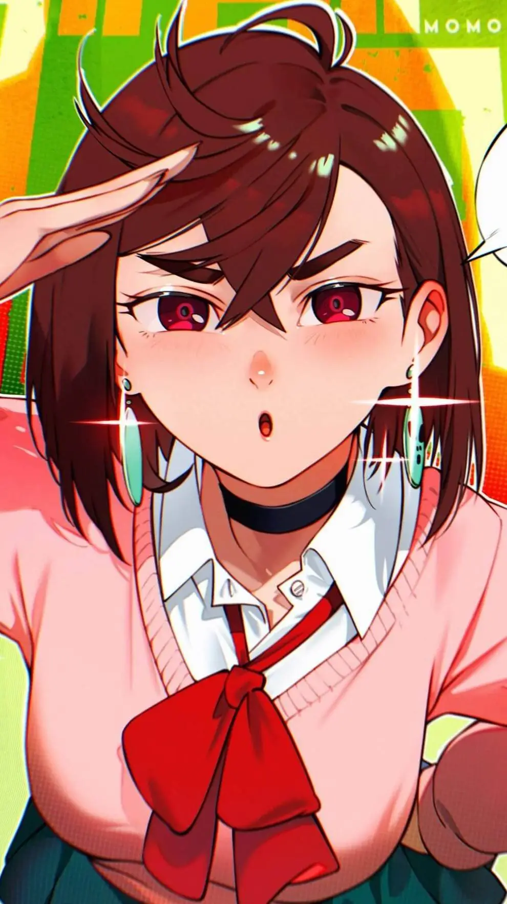 ai character: momo danadan background