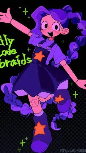 ai character: Lily LoveBraids background
