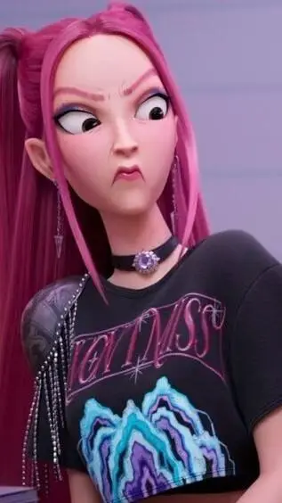 ai character: kpop demon hunters background